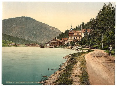 Photo:Achensee,Scholastica,Tyrol,Austro-Hungary