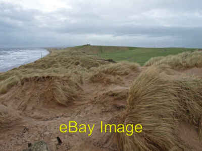 Photo 6x4 Dunes, Irvine Beach Park Very windy day. c2008