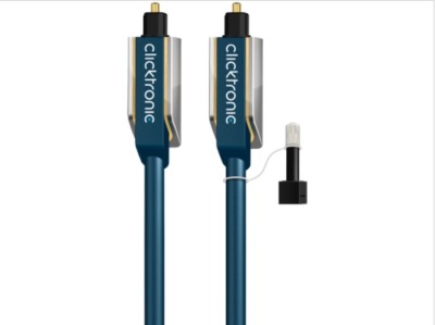 Clicktronic casual Opto-cable set Optical digital cable for audio data 3M 70369