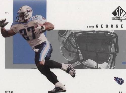 2001 SP Authentic Eddie George #86