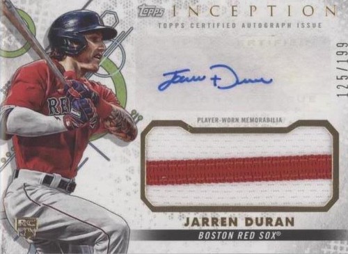 2022 Topps Inception - Jarren Duran #IAP-JD