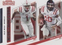 2019 Panini Contenders Draft Picks A.J. Brown Jordan Ta'amu #10