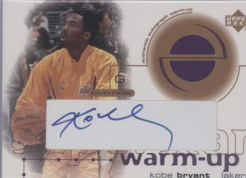 2001-02 KOBE BRYANT UPPER DECK UDX 10TH ANNIVERSARY 12/100
