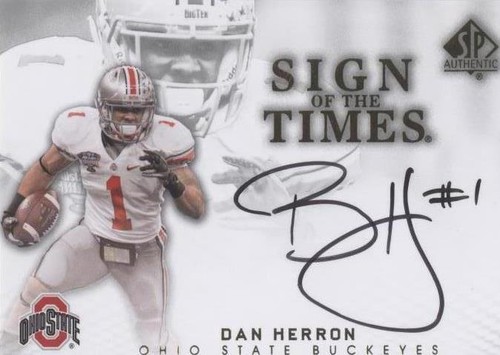 2012 SP Authentic Daniel Herron #ST-DH
