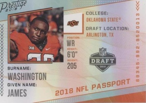 2018 Panini Prestige James Washington #PP-JW