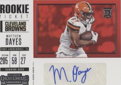 2017 Panini Contenders Matthew Dayes #260