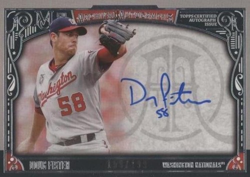 2016 Topps Museum Collection - Doug Fister #AA-DF