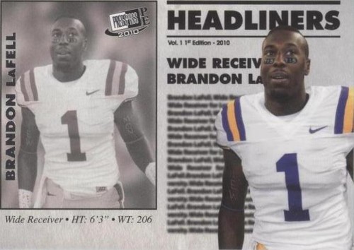 2010 Press Pass Portrait Edition Brandon LaFell #HL-15