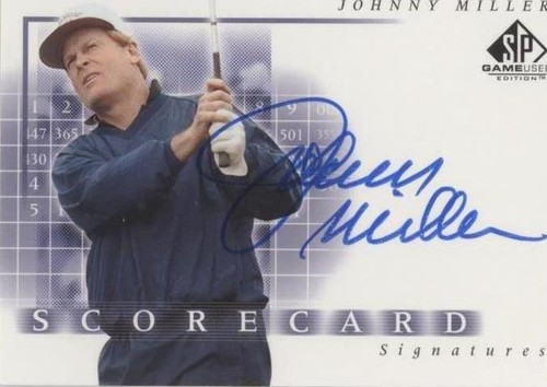 2002 SP Game Used Edition - Johnny Miller #SS-JM
