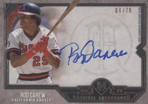 2017 Topps Museum Collection - Rod Carew #AA-RCR