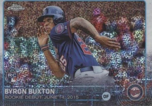 ToppsChrome2015 203 BYRON BUXTON RC ルーキー 2015 Topps Update # US25 BYRON BUXTON RC Rookie Minnesota