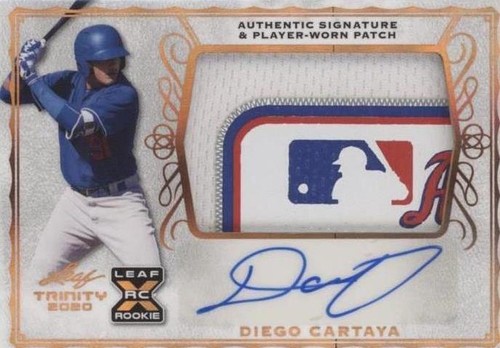 2020 Leaf Trinity - Diego Cartaya #PA-DC2