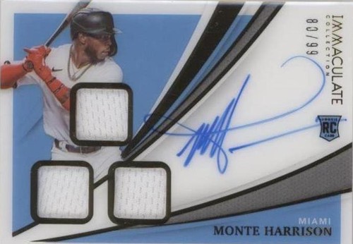 2021 Panini Immaculate Collection - Monte Harrison #RTS-MH