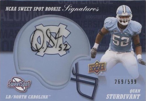 2011 Upper Deck Sweet Spot Quan Sturdivant #RS-QS