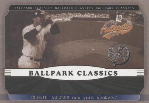 2002 Fleer Authentix - Reggie Jackson #1BC