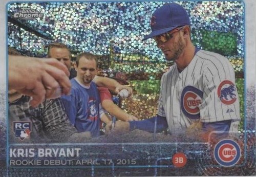 その他 2015 topps career high Kris Bryant KRIS BRYANT LOT OF 3 2015 Topps Update Rising ROOKIE RC's
