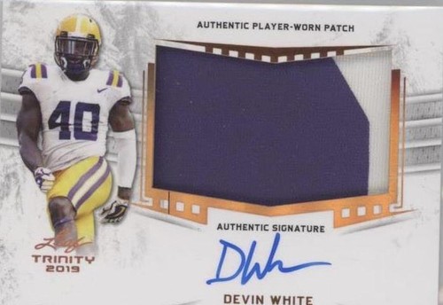 2019 Leaf Trinity Devin White #PA-DW1