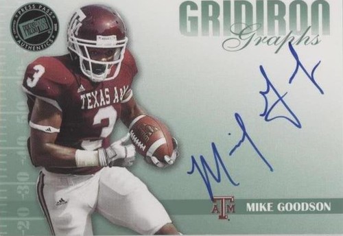 2009 Press Pass Signature Edition Mike Goodson #GG-MG