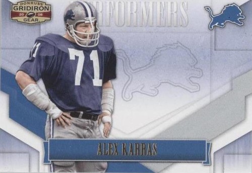 2008 Donruss Gridiron Gear Alex Karras #P-1