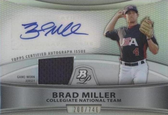 2010 Bowman Platinum - Brad Miller #PAR-BM