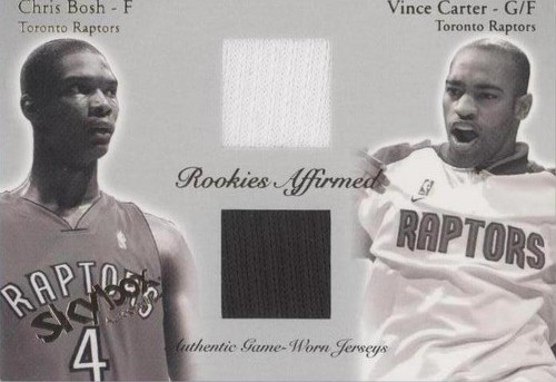 2003-04 Skybox Autographics - Chris Bosh/Vince Carter #RAJ-CB/VC