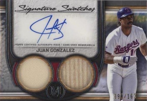 2023 Topps Museum Collection - Juan González #SWDRA-JG