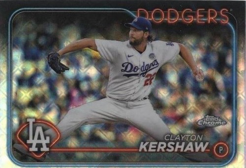 2024 Topps Chrome Logofractor Edition - Clayton Kershaw #110