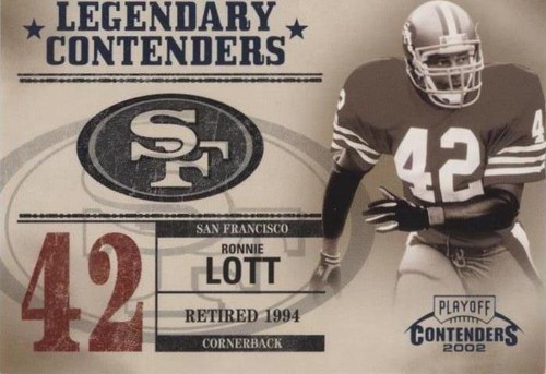 2002 Playoff Contenders Ronnie Lott #LC-12