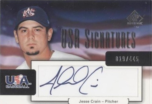 2004 SP Authentic - Jesse Crain #USA-3