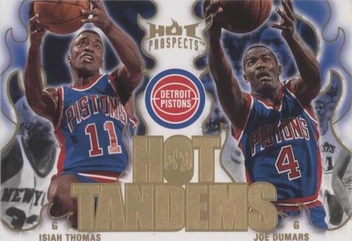 2008-09 Fleer Hot Prospects - Joe Dumars/Isiah Thomas #HT-4