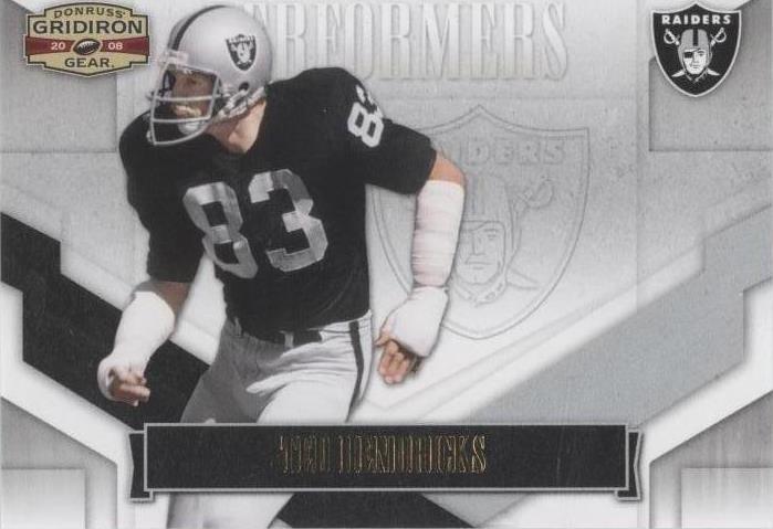 2008 Donruss Gridiron Gear Ted Hendricks #P-43