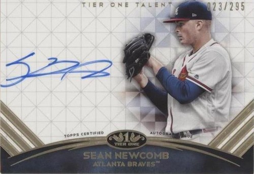 2018 Topps Tier One - Sean Newcomb #TTA-SN