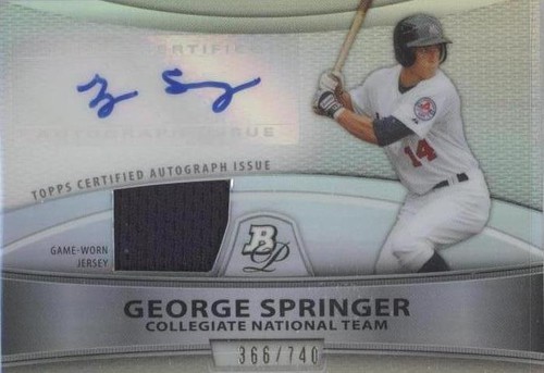 2010 Bowman Platinum - George Springer #PAR-GS