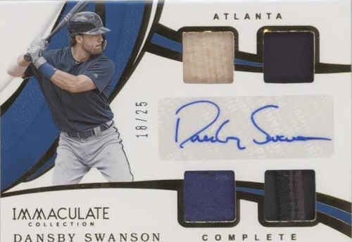 2019 Panini Immaculate Collection - Dansby Swanson #C-DS
