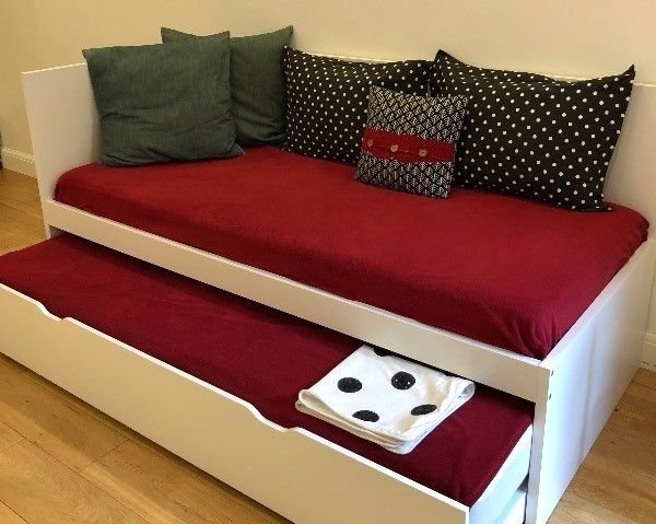 Ikea Flaxa Daybed Guest Bed 2 Single Bed Frames Including