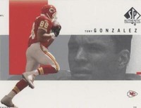 2001 SP Authentic Tony Gonzalez #45