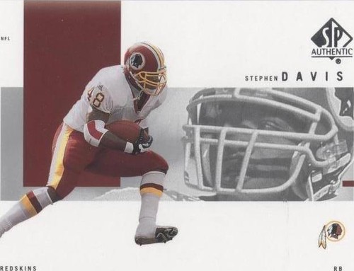 2001 SP Authentic Stephen Davis #90