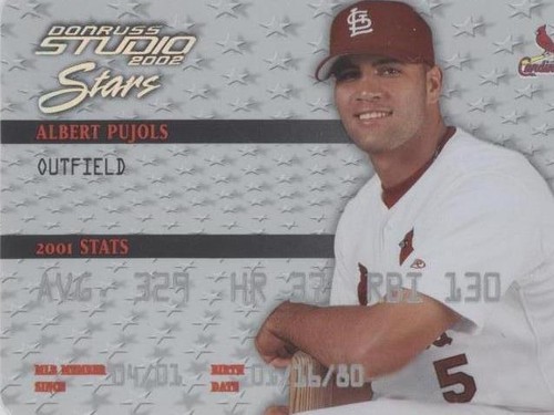 2002 Donruss Studio - Albert Pujols #SS-3