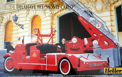 Delahaye 103 Montecarlo maqueta kit escala 1/24 marca Heller
