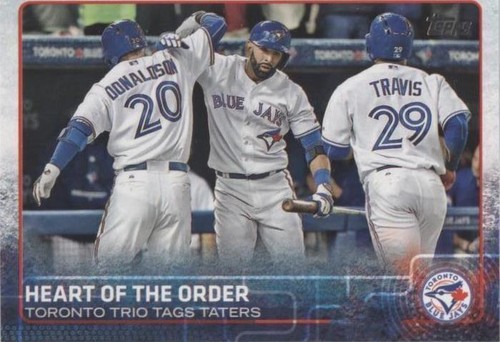 2015 Topps Update Series - Devon Travis Jose Bautista Josh Donaldson #US187