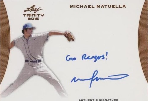 2015 Leaf Trinity - Michael Matuella #A-MM2
