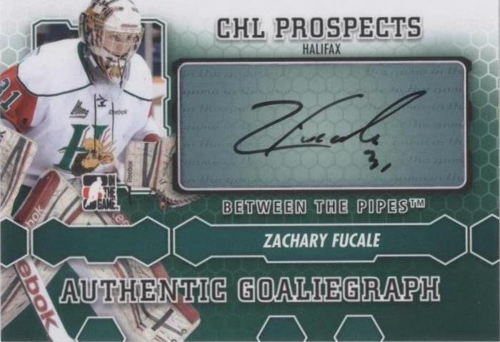 2012-13 In the Game Between the Pipes - Zachary Fucale #A-ZF