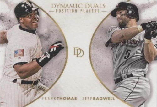 2018 Topps On Demand Dynamic Duals - Frank Thomas Jeff Bagwell #PP3