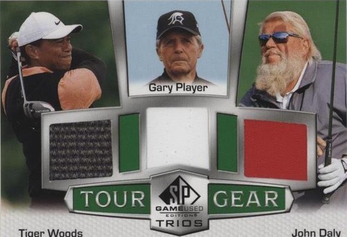 2024 SP Game Used - Gary Player John Daly Tiger Woods #TG3-WPD
