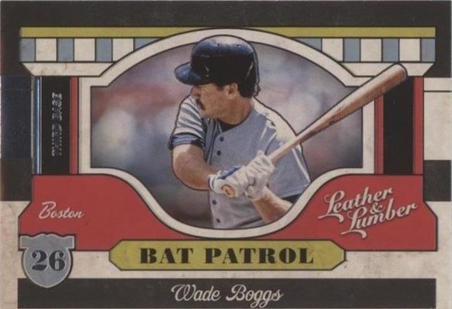 2019 Panini Leather & Lumber - Wade Boggs #BP-11