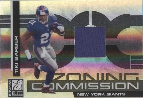 2007 Donruss Elite Tiki Barber #ZC-30