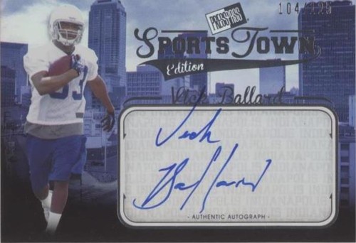 2012 Press Pass Sports Town Edition Autographs Vick Ballard #ST VB