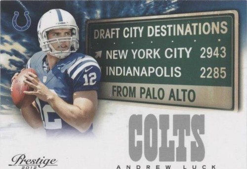 2012 Playoff Prestige Andrew Luck #2