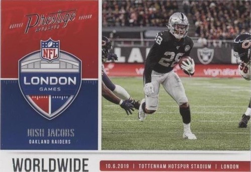 2020 Panini Prestige Josh Jacobs #WW-JJ