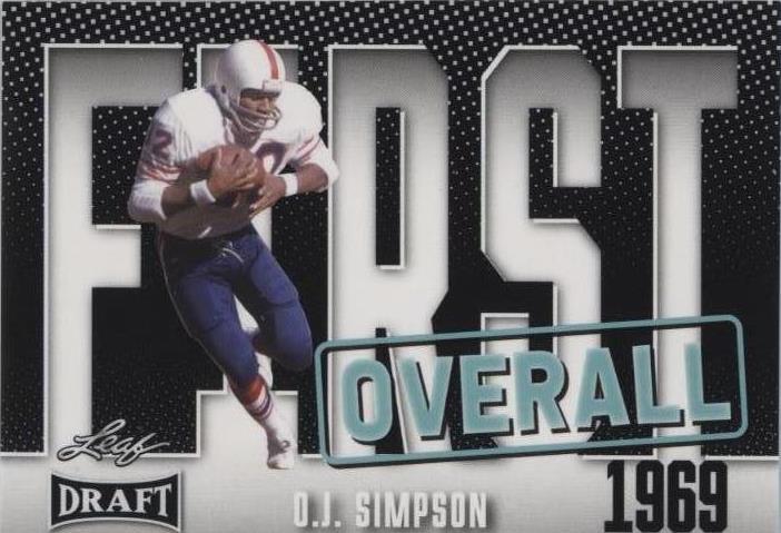 2023 Leaf Draft O.J. Simpson #1